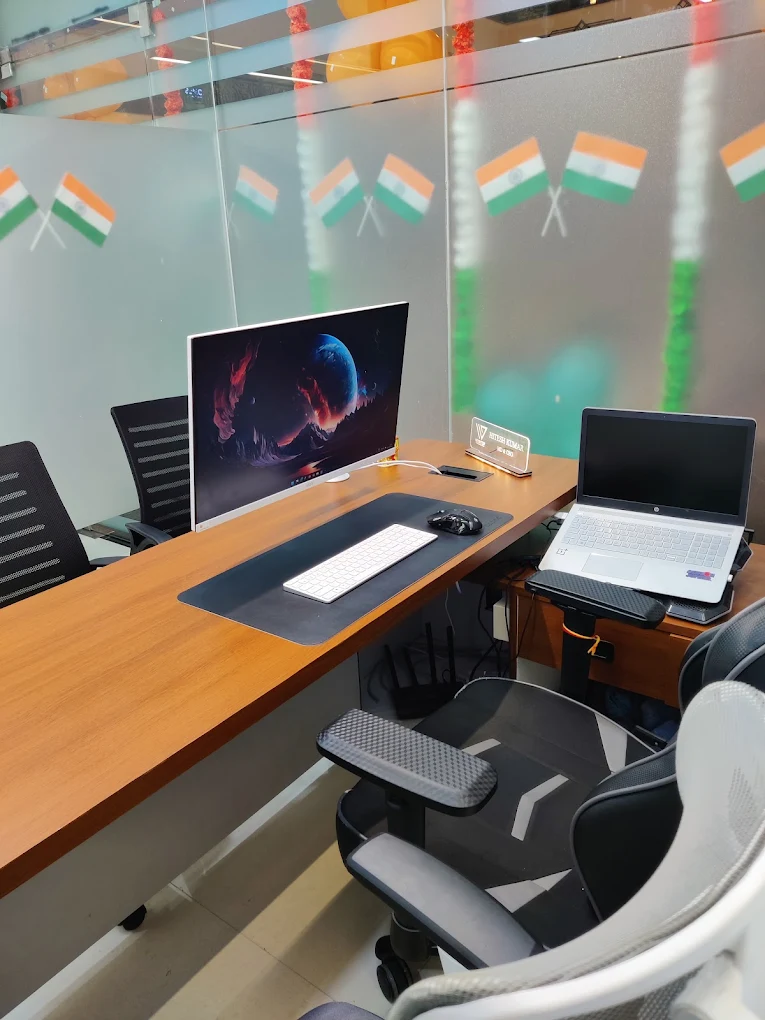 CEO desk workstation at Webitof office in Raipur